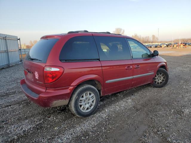 1B4GP45341B231541 - 2001 DODGE CARAVAN SPORT RED photo 3