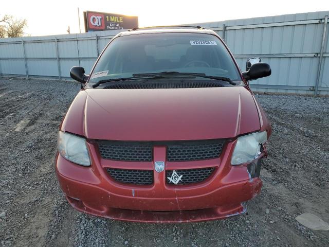 1B4GP45341B231541 - 2001 DODGE CARAVAN SPORT RED photo 5