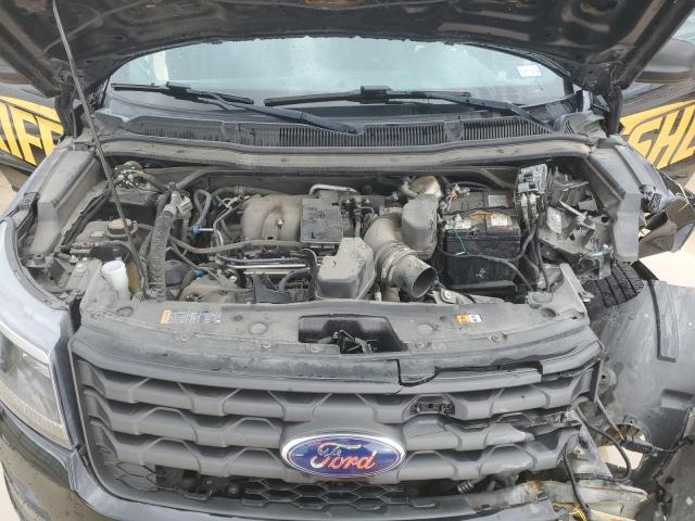 1FM5K8AR3GGC14635 - 2016 FORD EXPLORER POLICE INTERCEPTOR Սև լուսանկար 12
