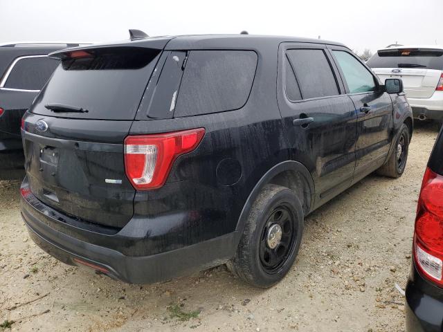 1FM5K8AR3GGC14635 - 2016 FORD EXPLORER POLICE INTERCEPTOR Սև լուսանկար 3