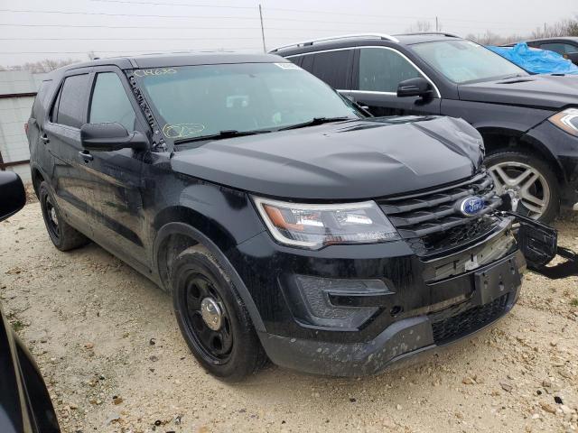 1FM5K8AR3GGC14635 - 2016 FORD EXPLORER POLICE INTERCEPTOR Սև լուսանկար 4