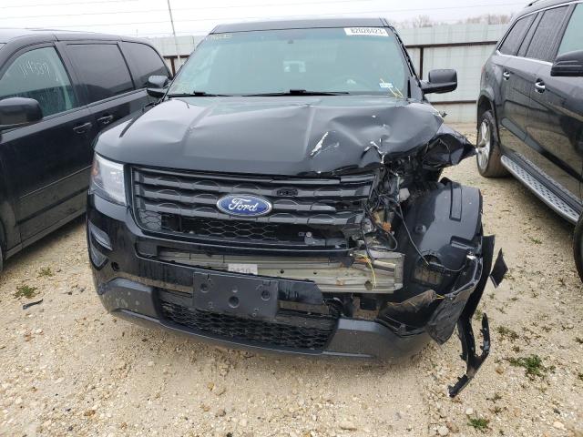 1FM5K8AR3GGC14635 - 2016 FORD EXPLORER POLICE INTERCEPTOR Սև լուսանկար 5