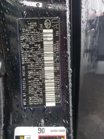 2T1BURHE7FC429670 - 2015 TOYOTA COROLLA L 黑色 照片 13