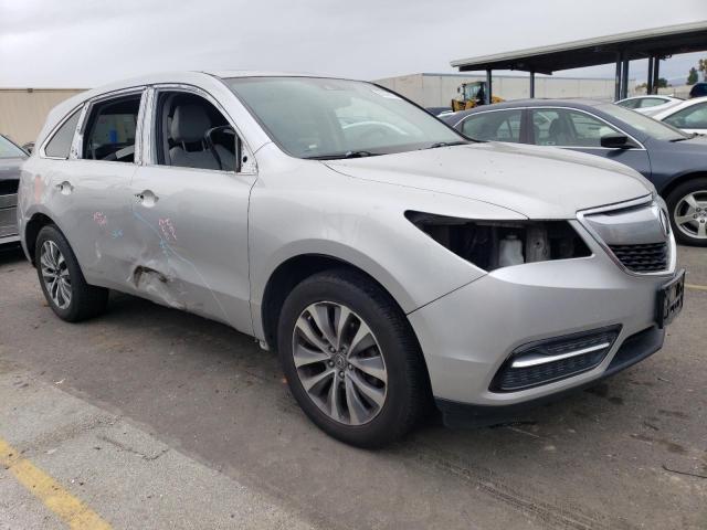 5FRYD4H41EB043467 - 2014 ACURA MDX TECHNOLOGY SILVER photo 4