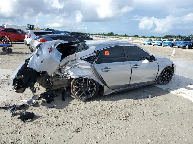 19XFL1H81NE019141 - 2022 HONDA CIVIC SPORT TOURING SILVER photo 3