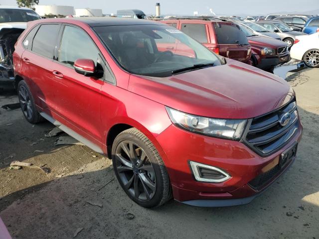 2FMPK4AP7GBC12085 - 2016 FORD EDGE SPORT RED photo 4