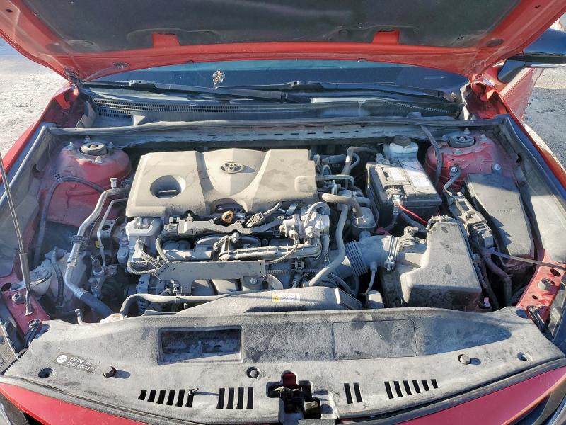 4T1K61AK7NU011487 - 2022 TOYOTA CAMRY XSE RED photo 11