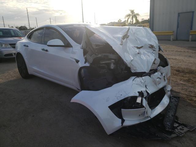 5YJSA1E55PF518858 - 2023 TESLA MODEL S Սպիտակ լուսանկար 4