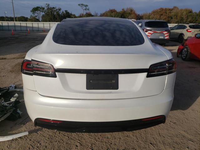 5YJSA1E55PF518858 - 2023 TESLA MODEL S Սպիտակ լուսանկար 6