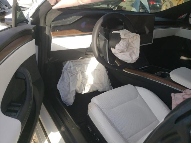 5YJSA1E55PF518858 - 2023 TESLA MODEL S Սպիտակ լուսանկար 8