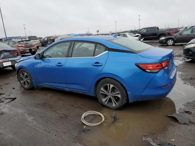 3N1AB8CV9LY224269 - 2020 NISSAN SENTRA SV BLUE photo 2