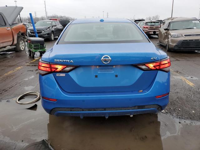 3N1AB8CV9LY224269 - 2020 NISSAN SENTRA SV BLUE photo 6