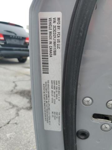 2C3CDZFJ1NH117888 - 2022 DODGE CHALLENGER R/T SCAT PACK GRAY photo 12