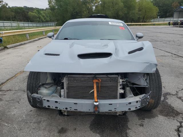 2C3CDZFJ1NH117888 - 2022 DODGE CHALLENGER R/T SCAT PACK GRAY photo 5