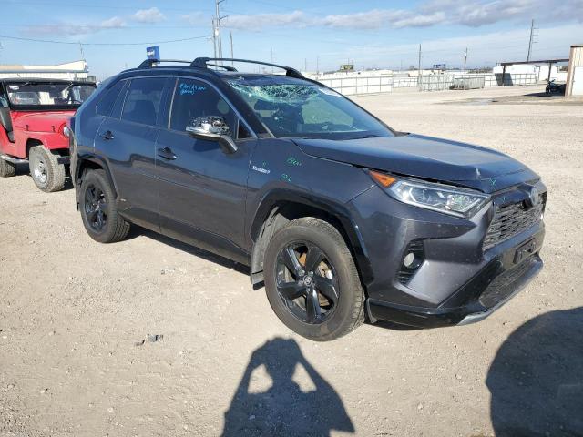 2T3EWRFV4KW043637 - 2019 TOYOTA RAV4 XSE GRAY photo 4