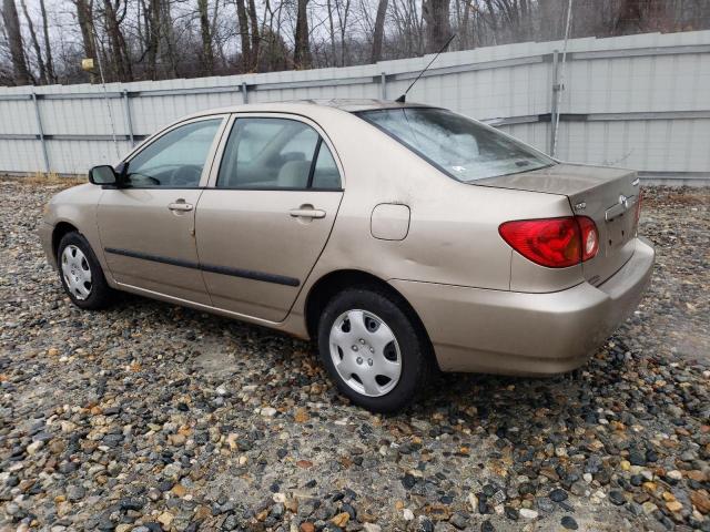 2T1BR32E64C190410 - 2004 TOYOTA COROLLA CE TAN photo 2