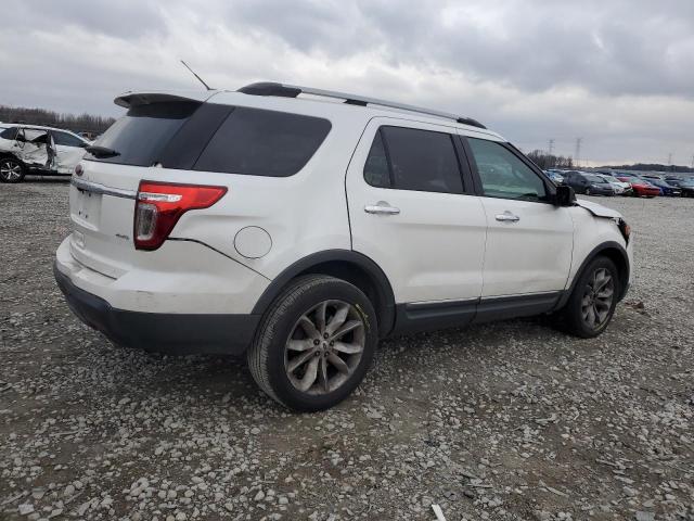 1FM5K8D87EGB39471 - 2014 FORD EXPLORER XLT WHITE photo 3