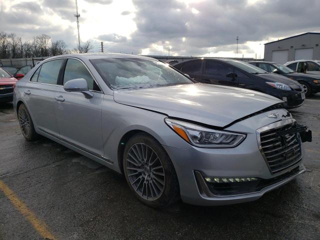 KMHG54JH5HU024998 - 2017 GENESIS G90 ULTIMATE SILVER photo 4