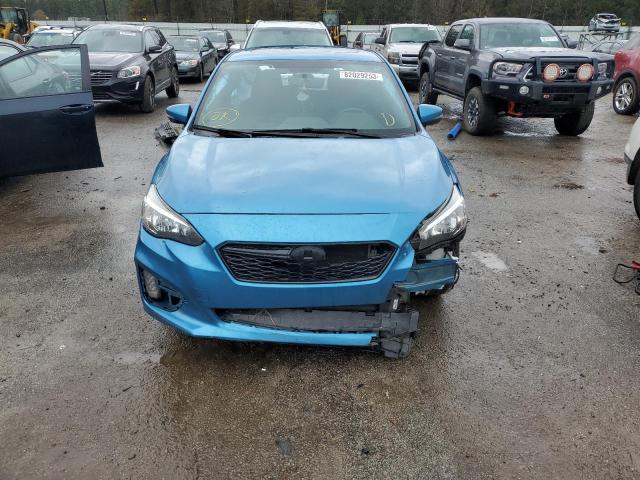 4S3GKAM64H3610300 - 2017 SUBARU IMPREZA SPORT BLUE photo 5