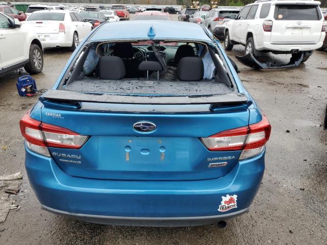 4S3GKAM64H3610300 - 2017 SUBARU IMPREZA SPORT BLUE photo 6