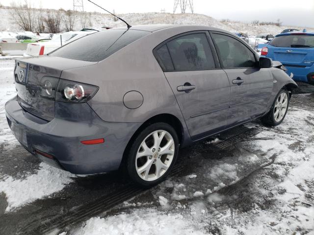 JM1BK32F281146167 - 2008 MAZDA 3 I GRAY photo 3