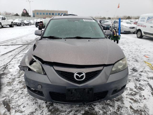 JM1BK32F281146167 - 2008 MAZDA 3 I GRAY photo 5