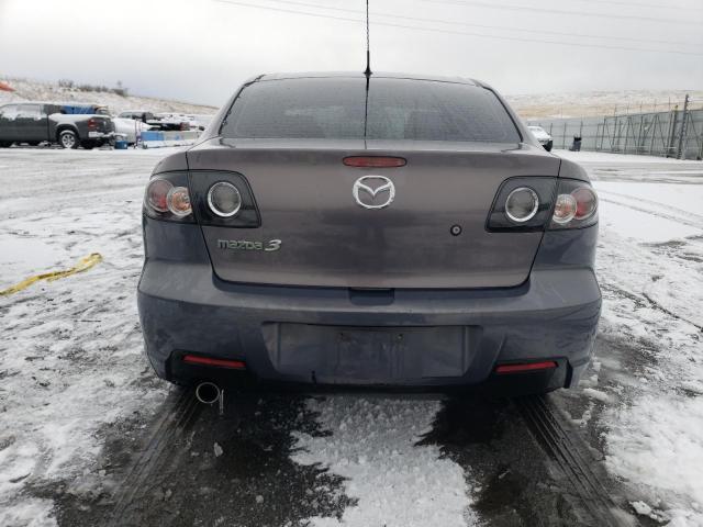 JM1BK32F281146167 - 2008 MAZDA 3 I GRAY photo 6