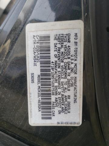 4T1BF12B5TU097538 - 1996 TOYOTA AVALON XL BLACK photo 12