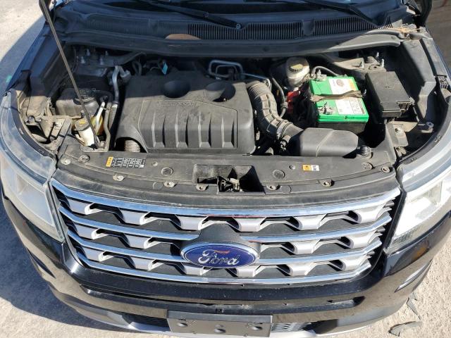 1FM5K7FH9HGA20171 - 2017 FORD EXPLORER LIMITED შავი ფოტო 12