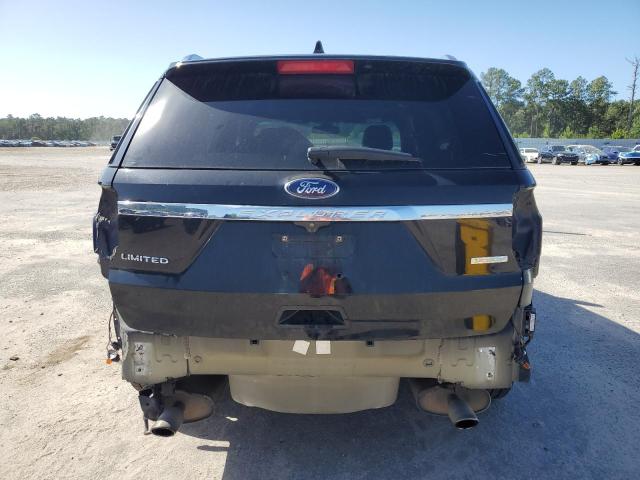 1FM5K7FH9HGA20171 - 2017 FORD EXPLORER LIMITED შავი ფოტო 6