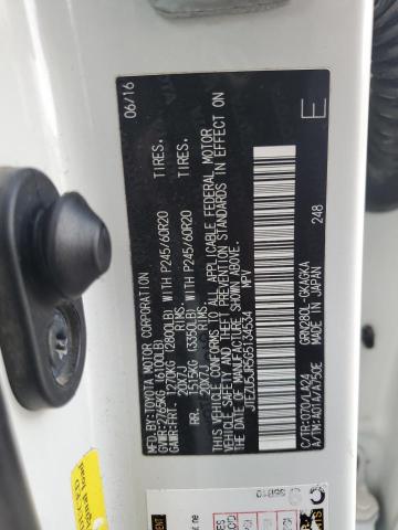 JTEZU5JR5G5134534 - 2016 TOYOTA 4RUNNER SR5 白色 照片 12