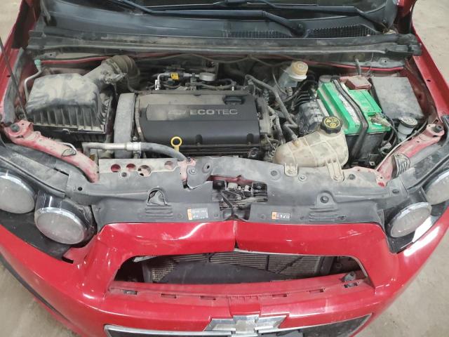 1G1JB5SHXD4177600 - 2013 CHEVROLET SONIC LS RED photo 11