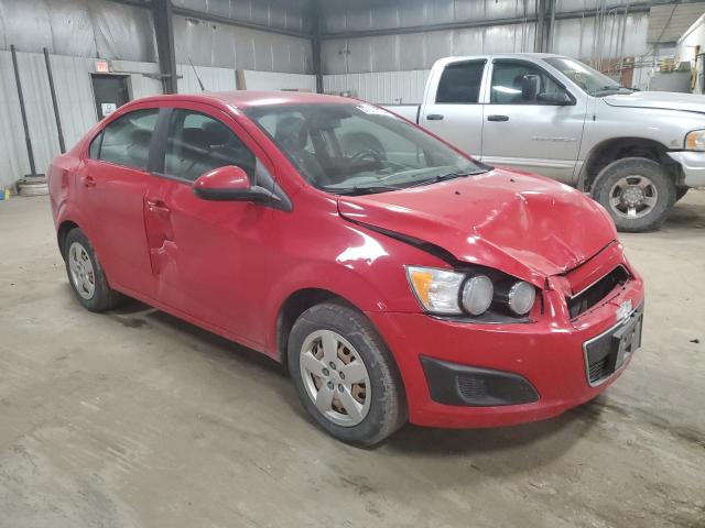 1G1JB5SHXD4177600 - 2013 CHEVROLET SONIC LS RED photo 4