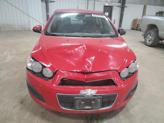 1G1JB5SHXD4177600 - 2013 CHEVROLET SONIC LS RED photo 5