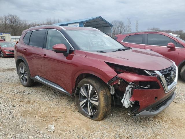 JN8BT3CB6MW450340 - 2021 NISSAN ROGUE SL MAROON photo 4