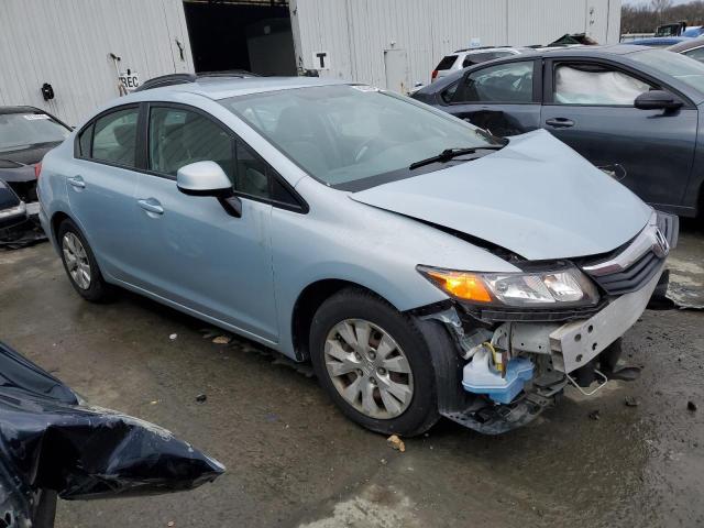 2HGFB2F56CH510972 - 2012 HONDA CIVIC LX BLUE photo 4