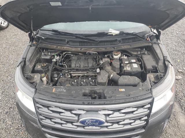 1FM5K8D89JGA53542 - 2018 FORD EXPLORER XLT Gris photo 12