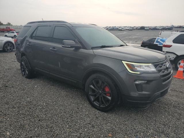 1FM5K8D89JGA53542 - 2018 FORD EXPLORER XLT Gris photo 4