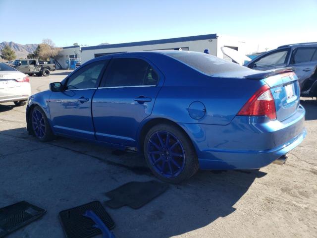 3FAHP0HA0BR126217 - 2011 FORD FUSION SE BLUE photo 2