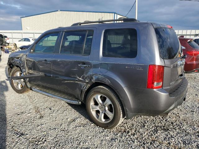 5FNYF4H54EB006174 - 2014 HONDA PILOT EXL GRAY photo 2