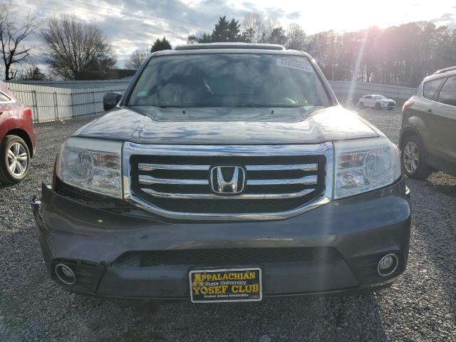 5FNYF4H54EB006174 - 2014 HONDA PILOT EXL GRAY photo 5