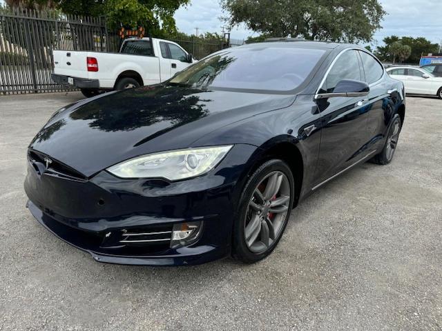 5YJSA1H13EFP40997 - 2014 TESLA MODEL S BLACK photo 1