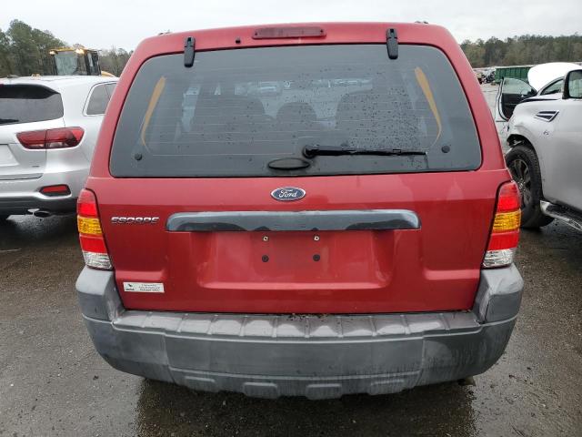 1FMYU02ZX7KA02478 - 2007 FORD ESCAPE XLS RED photo 6