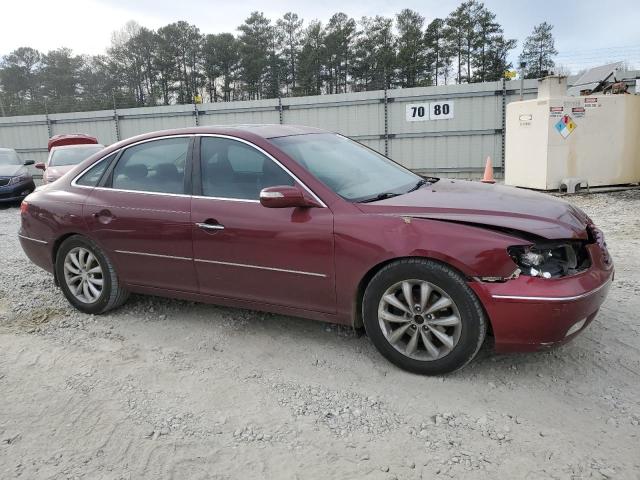 KMHFC46F68A320235 - 2008 HYUNDAI AZERA SE BURGUNDY photo 4