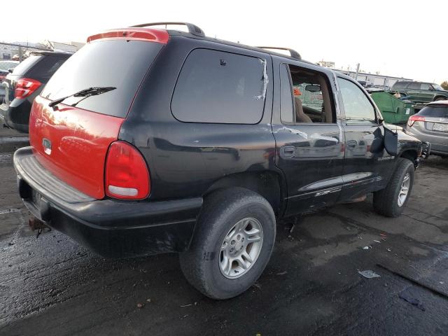 1B4HS28N61F545110 - 2001 DODGE DURANGO BLACK photo 3