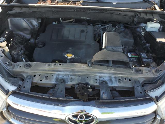 5TDKKRFH6ES032542 - 2014 TOYOTA HIGHLANDER XLE GRAY photo 12