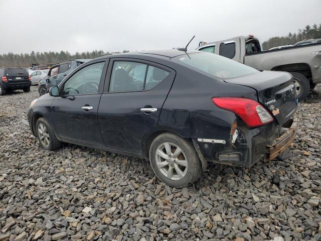 3N1CN7AP2CL856817 - 2012 NISSAN VERSA S BLACK photo 2