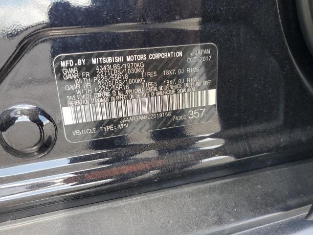 JA4AR3AWXJZ019158 - 2018 MITSUBISHI OUTLANDER ES შავი ფოტო 14