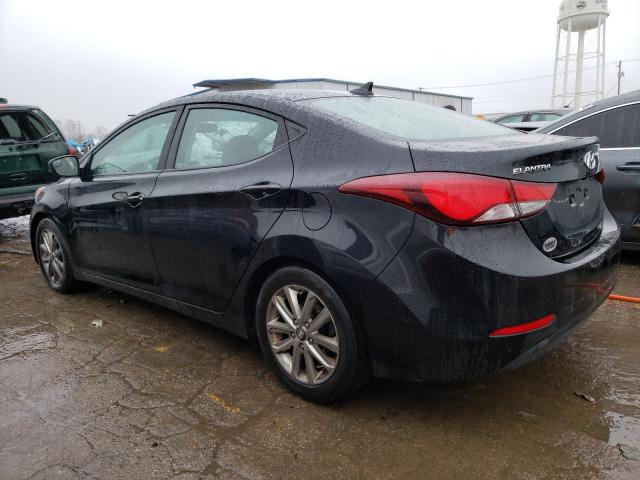 KMHDH4AE5FU270527 - 2015 HYUNDAI ELANTRA SE BLACK photo 2