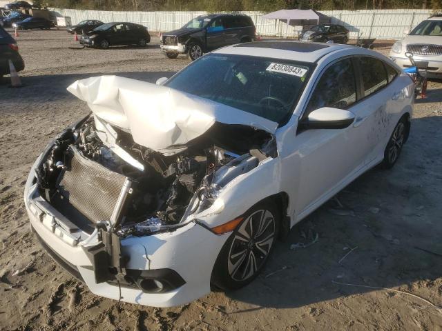 19XFC1F75HE023708 - 2017 HONDA CIVIC EXL WHITE photo 1